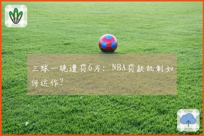 三球一晚遭罚6万：NBA罚款机制如何运作？